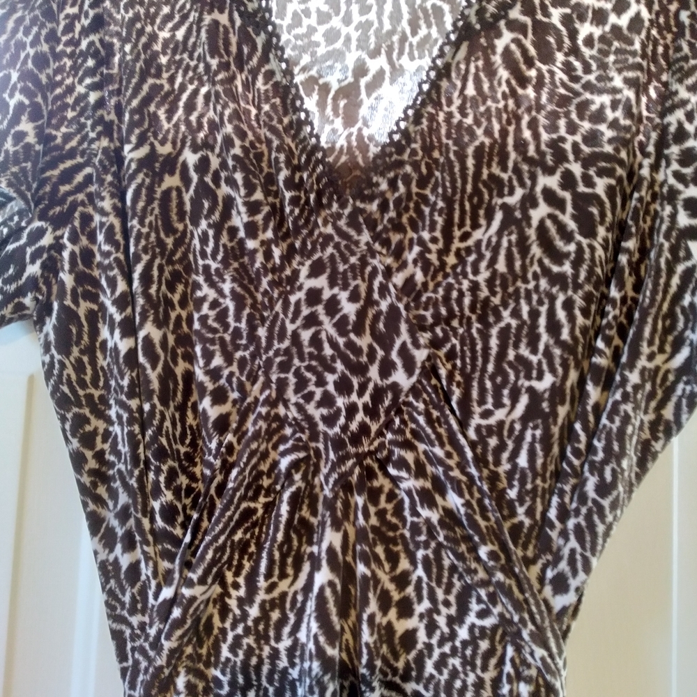 Animal print dress